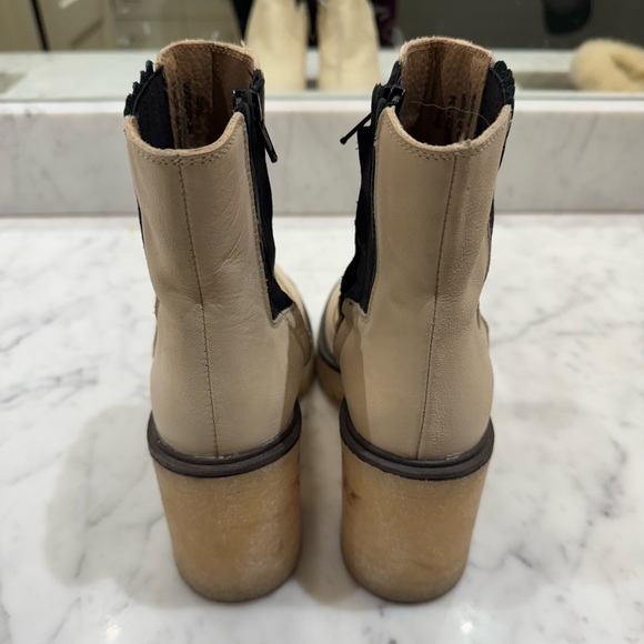 Free People Leather Platform Booties - Picture 4 of 6